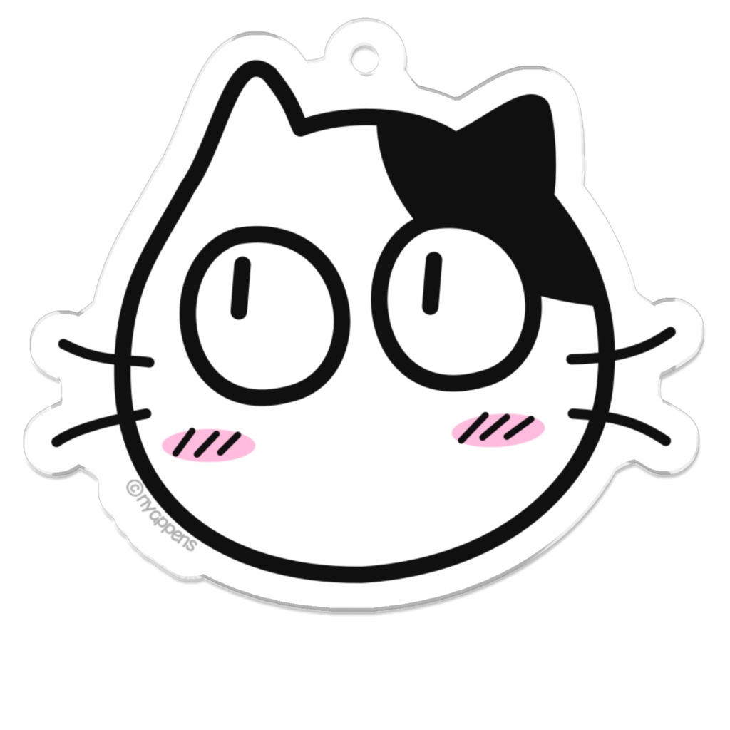 おとぼけKUROアクキー(ぶち)