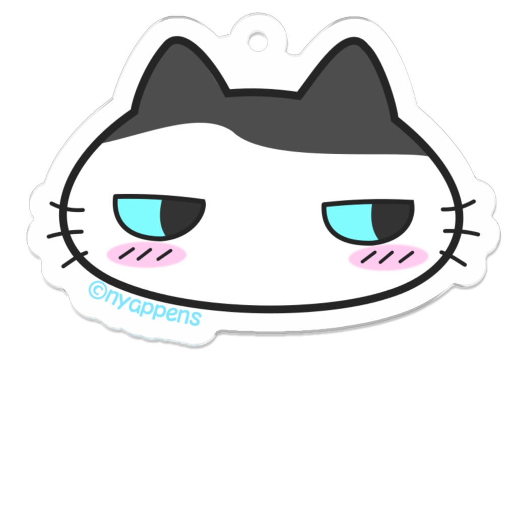 ゆるねこアクキー(ぶち2)