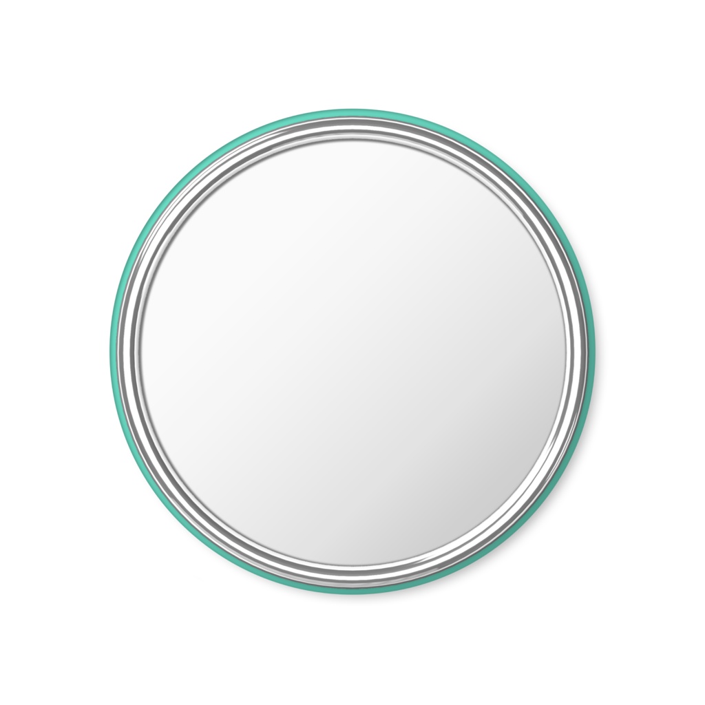 ゆるねこ缶ミラー(ぶち2)