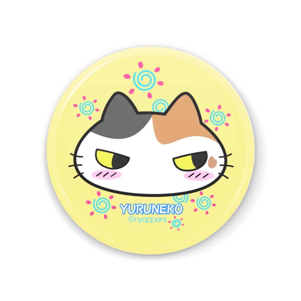 ゆるねこ缶ミラー（ミケ）