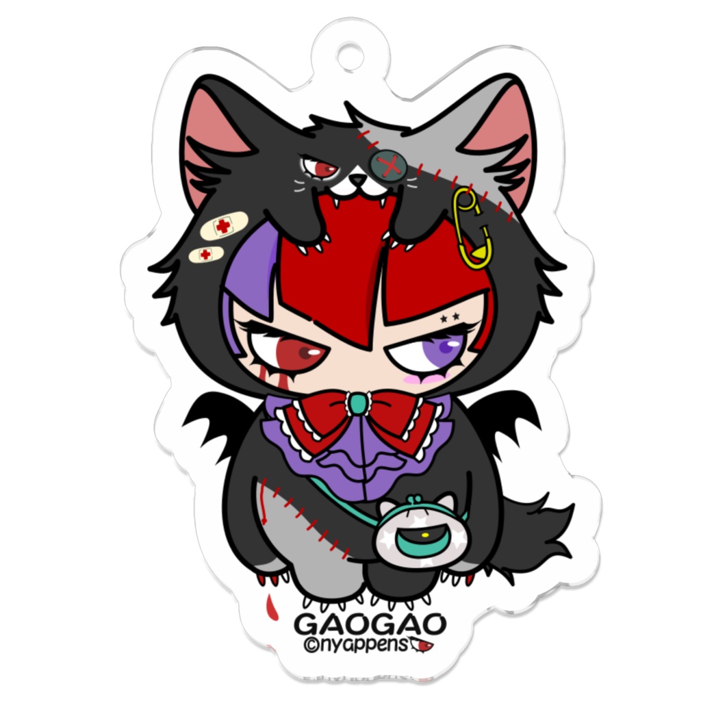 ガオガオあにまるキーホルダー(ねこ)