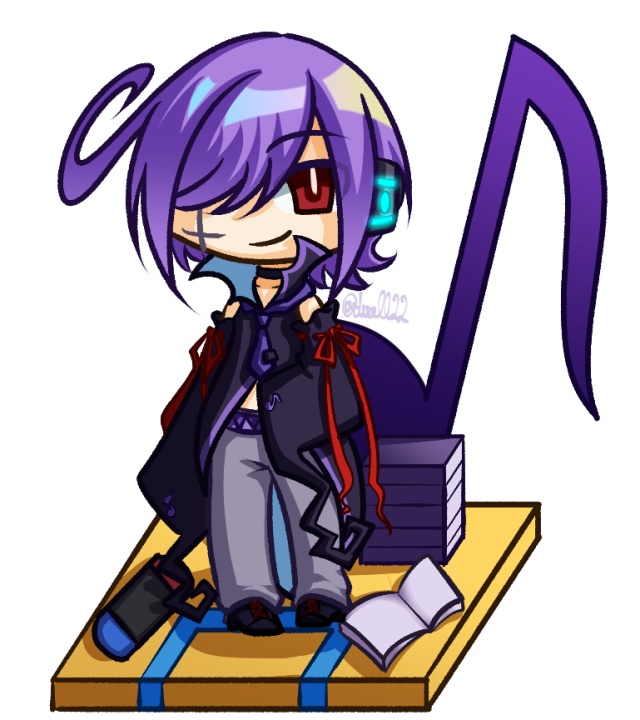 【UTAU】闇塚黒逸アクキー
