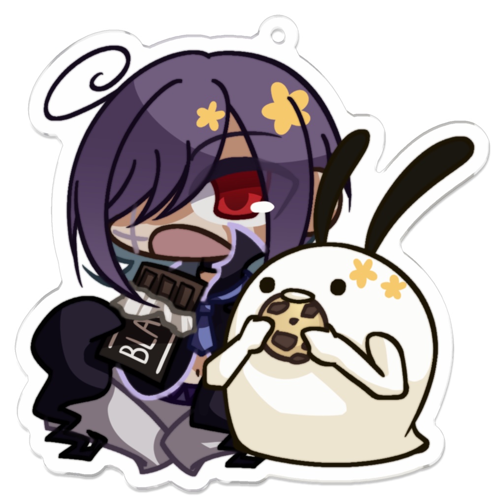 【UTAU】チョコ黒豆アクキーver2