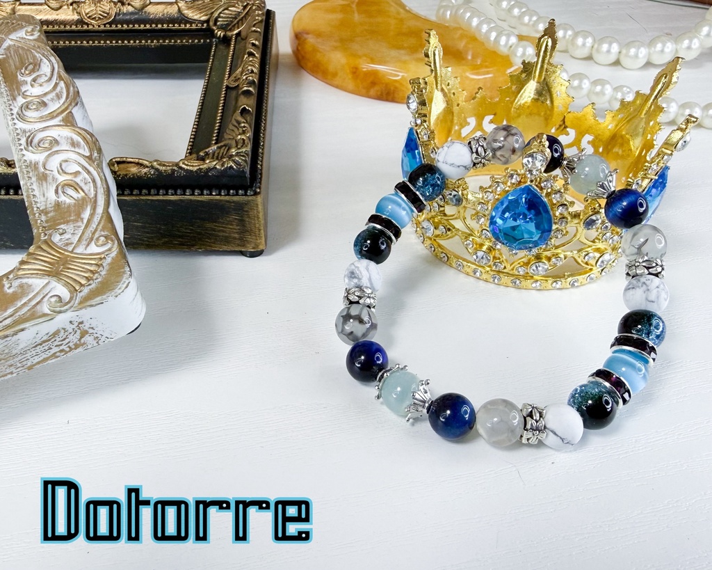 【原神】ドットーレメージ天然石ブレスレット 