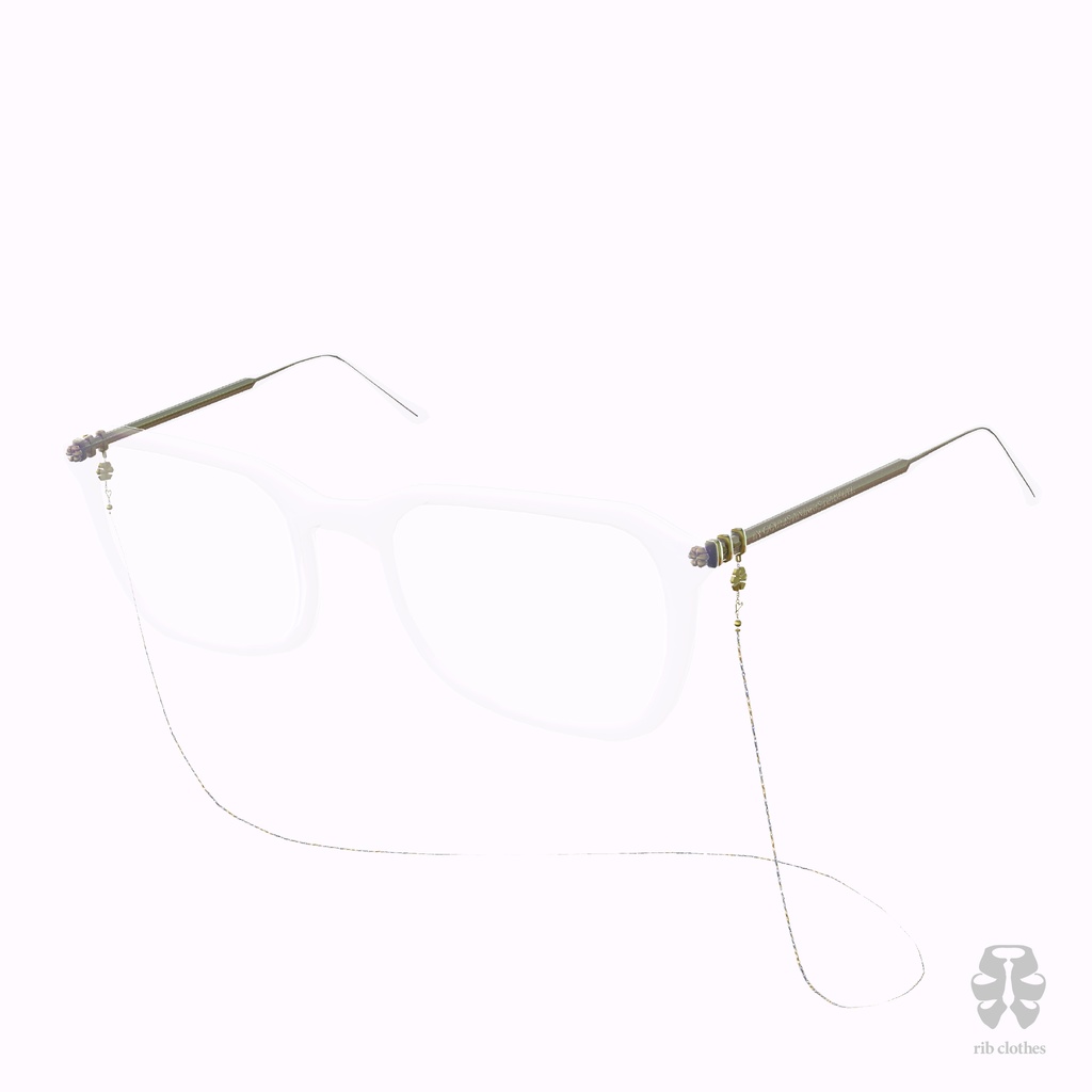 Skeleton Glasses -IN OCULIS ANIMUS HABITAT- 【VRChat対応】#rib_clothes