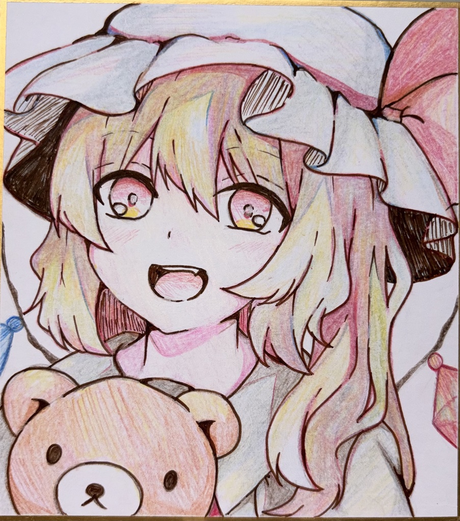 東方project フランドール・スカーレット　色紙