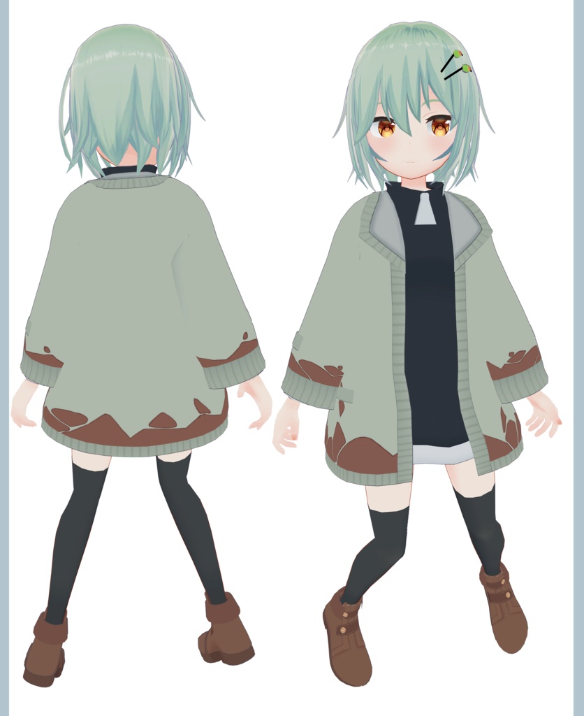 オリジナル3Dモデル「ホソバ」1.4.2