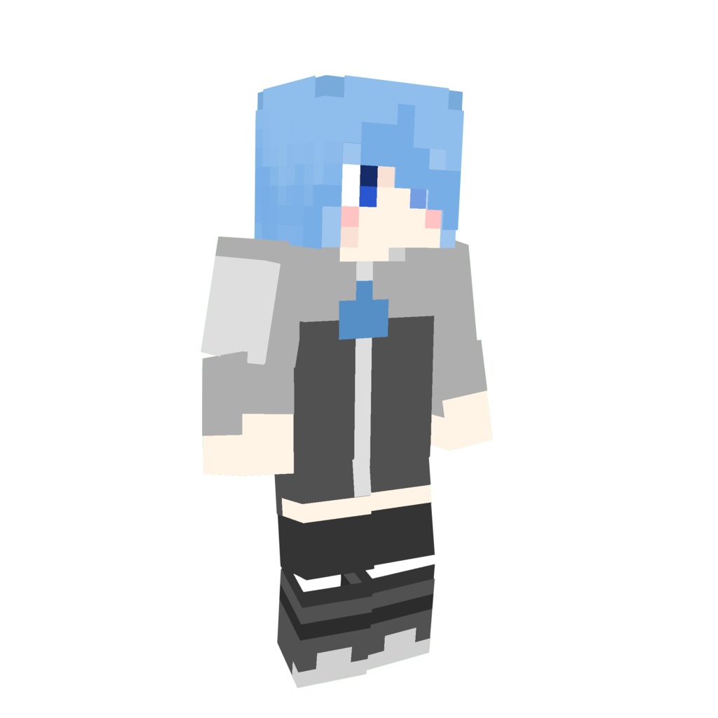【VRC用】3d character like Minecraft