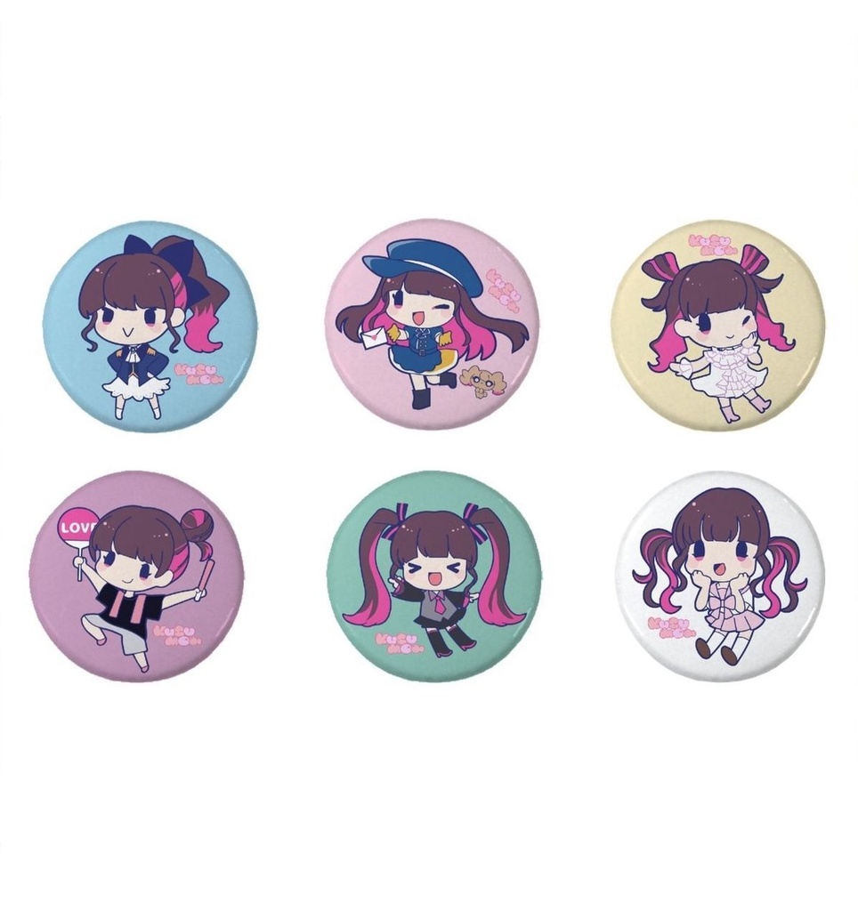 くすもんのdoki×2缶バッジ
