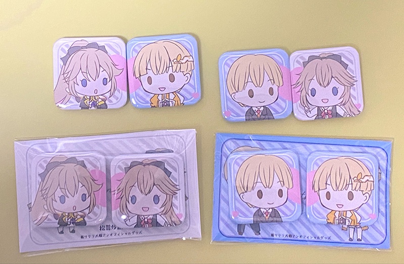 新サクラ大戦・組み合わせ自在スクエア缶バッヂ