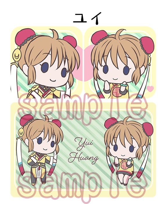 新サクラ大戦・組み合わせ自在スクエア缶バッヂ