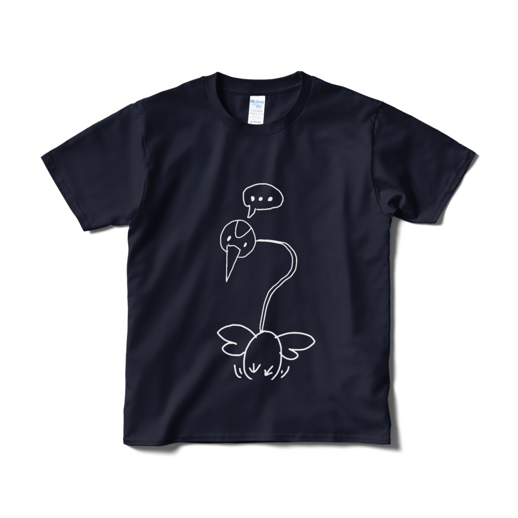 【文化祭限定】クレーーーーインくん原画Tシャツ (全身ver 紺)