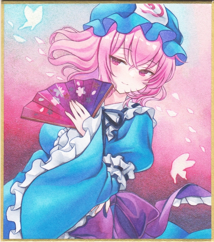 【小色紙】西行寺幽々子