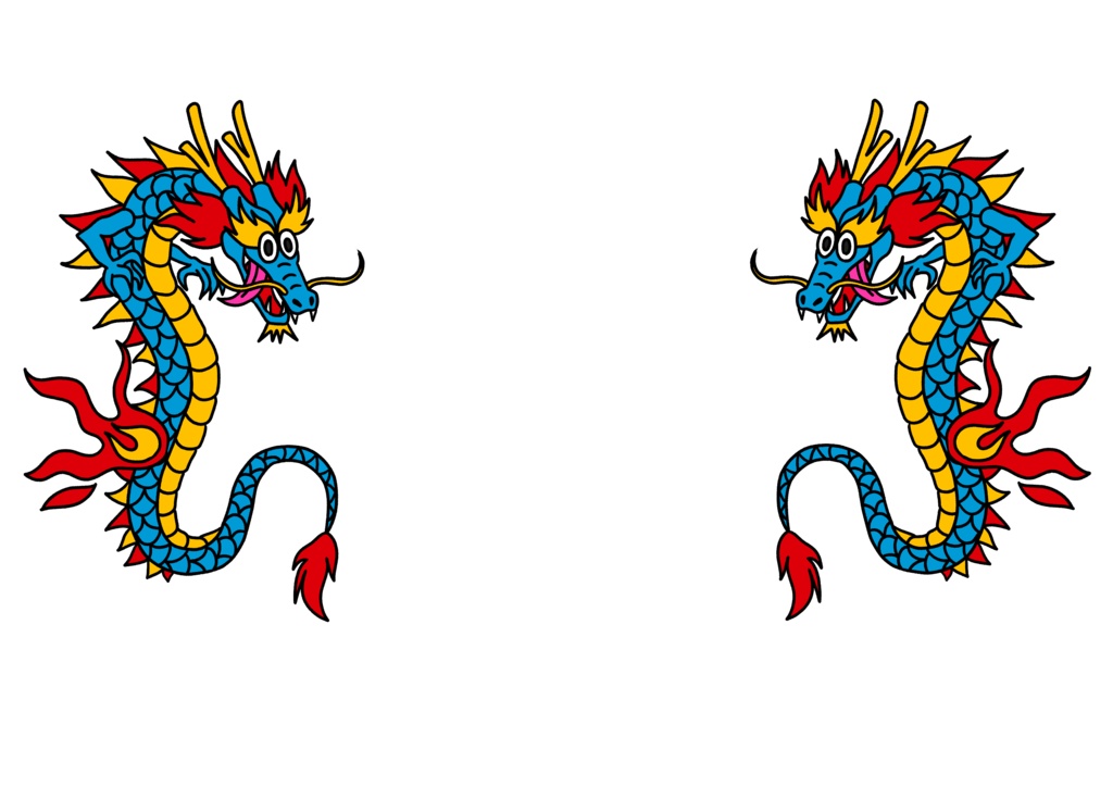 ドラゴンスーベニアTシャツブラック