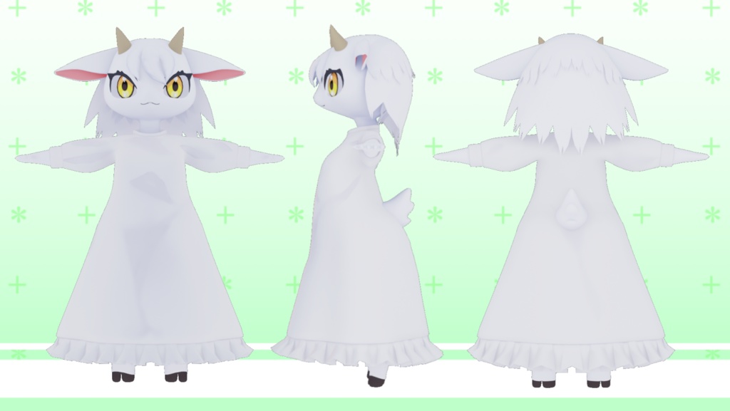 オリジナル3Dモデル フロル Flor