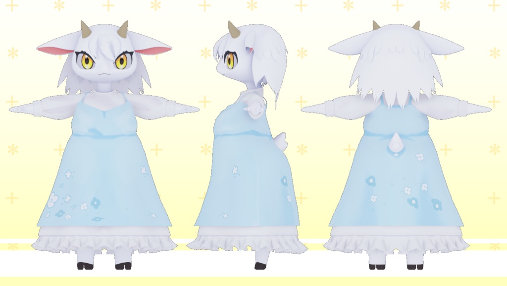 オリジナル3Dモデル フロル Flor