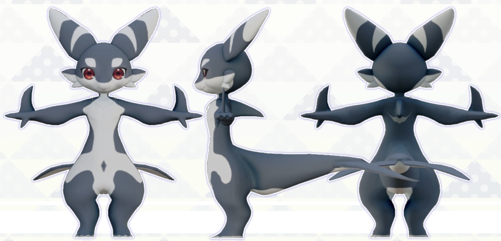 オリジナル3Dモデル ナル Nalu