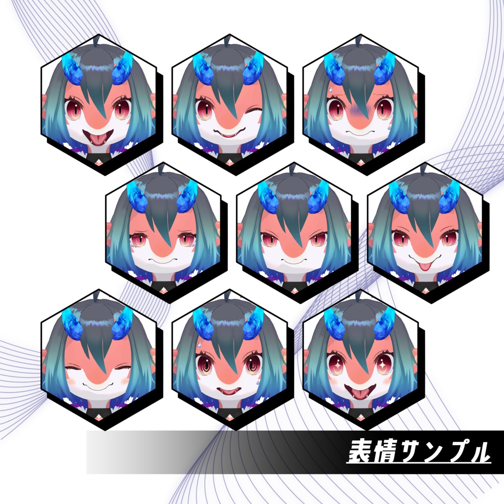 【VRC想定】オリジナル3Dモデル アニア ANIA