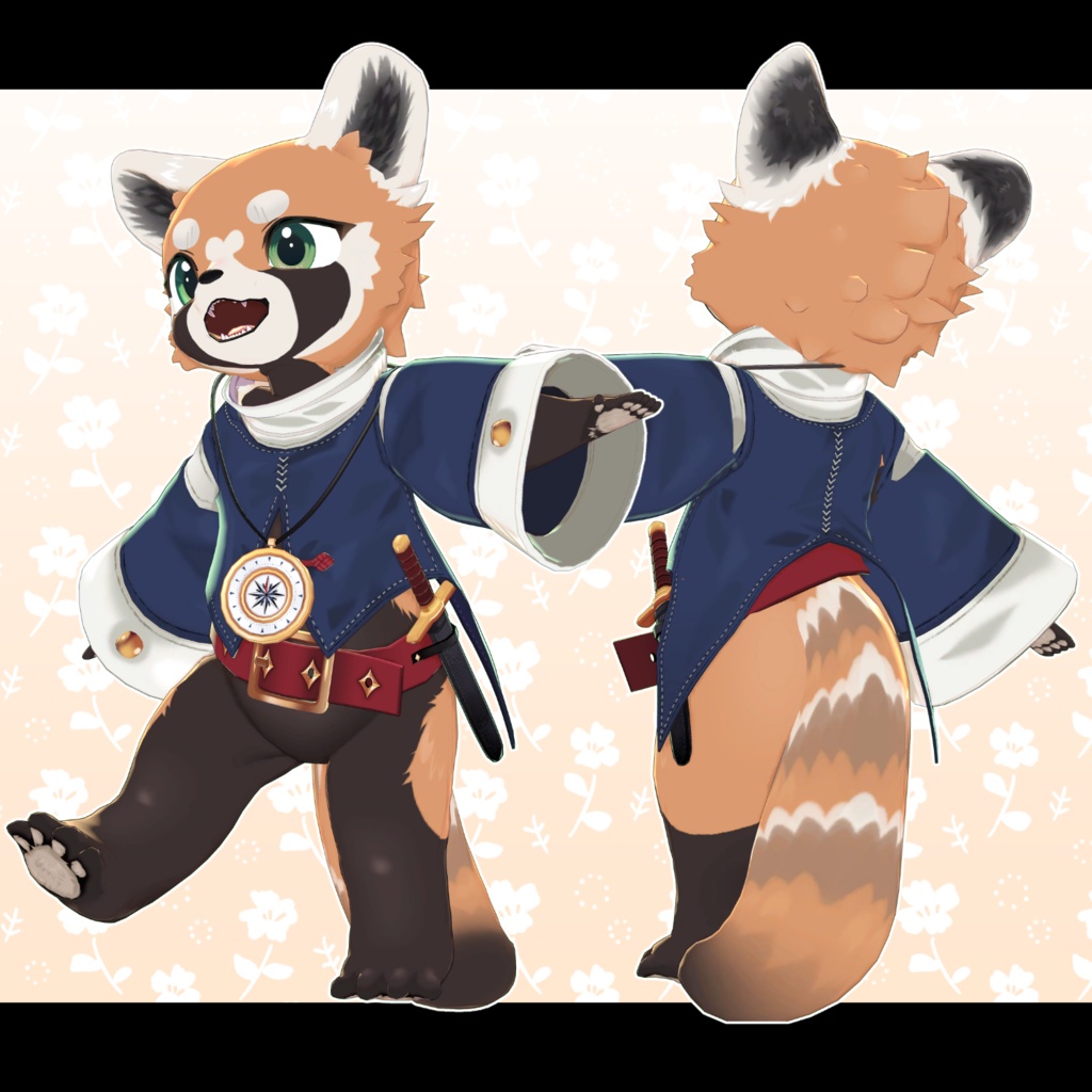 【VRC想定】オリジナル3Dモデル キロ kiro