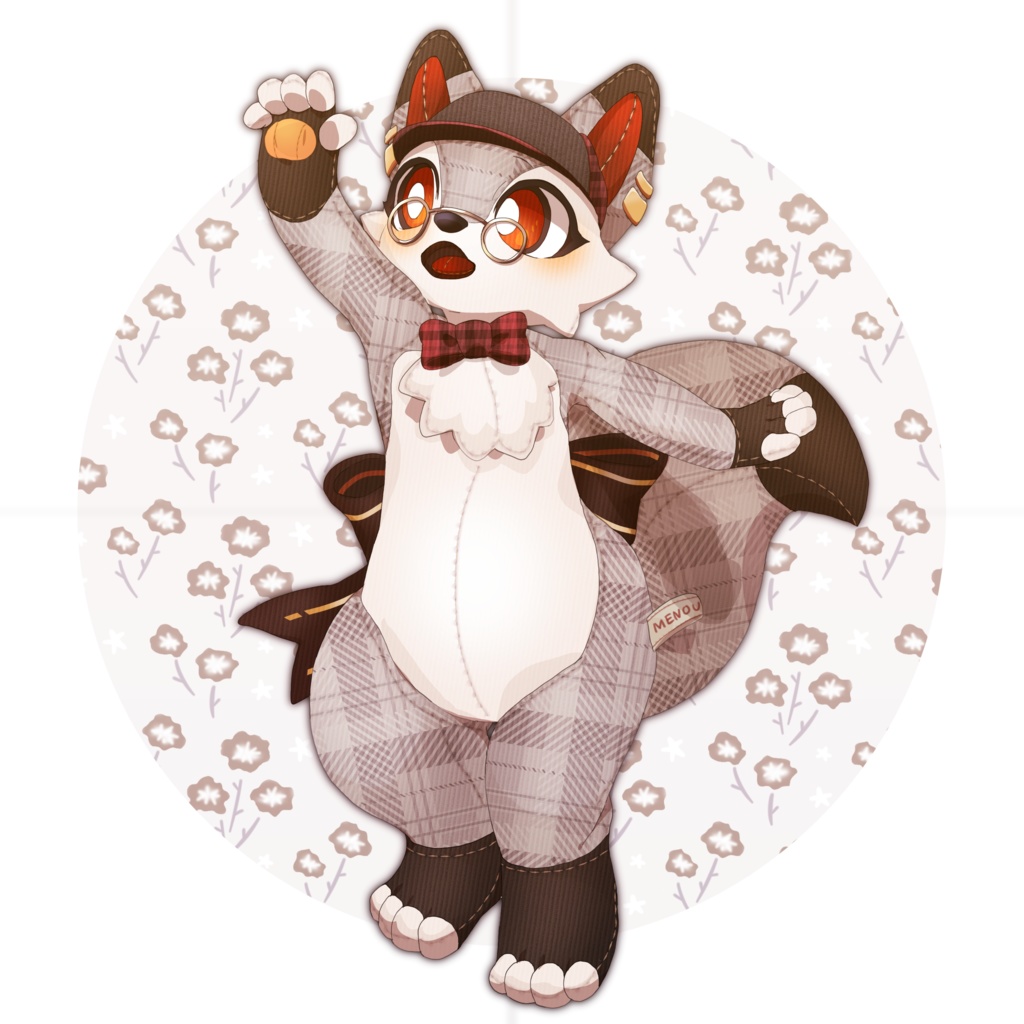 【VRC想定】オリジナル3Dモデル メノウ Menou