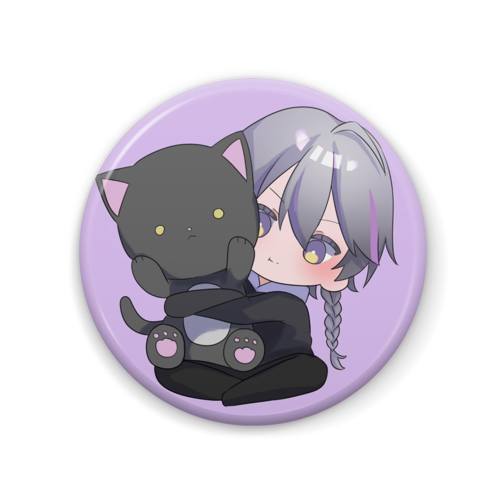 黒瀬ねこちゃん缶バッジ【A】57mm