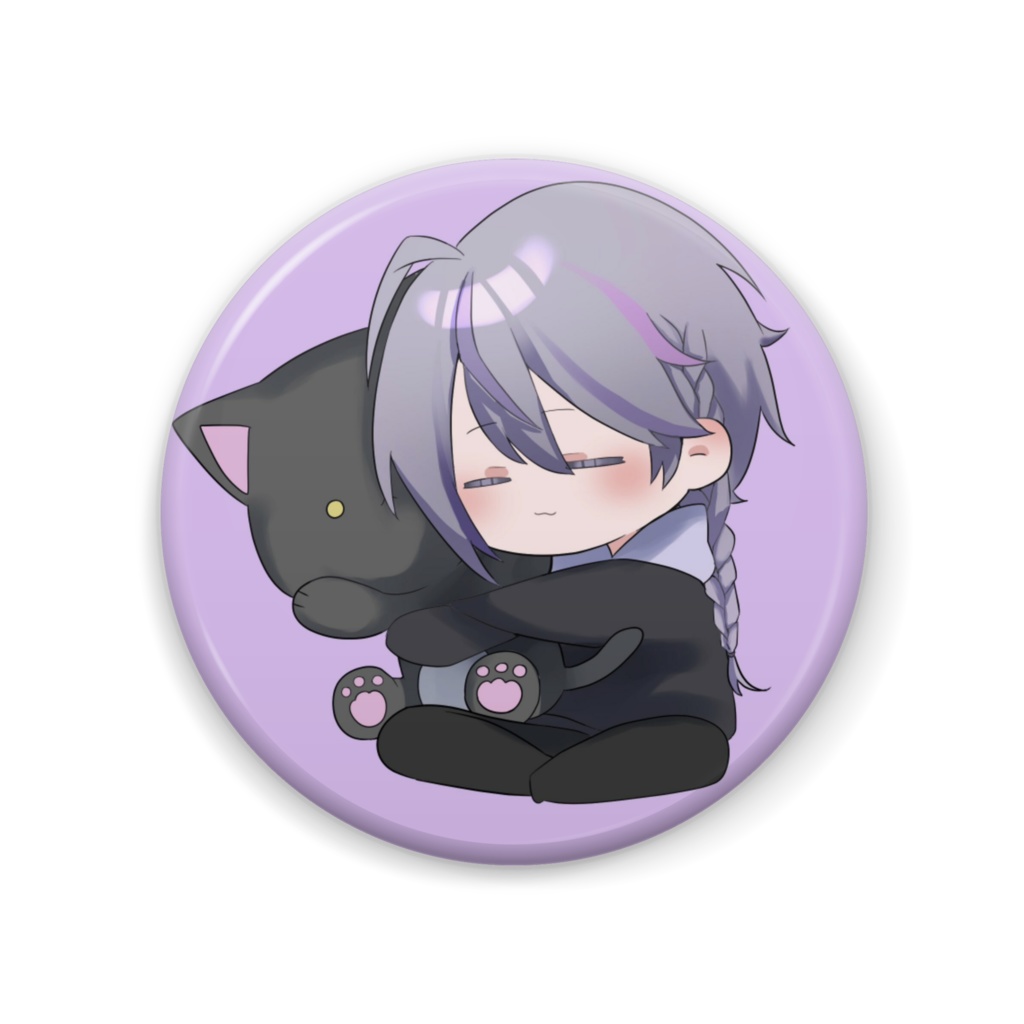 黒瀬ねこちゃん缶バッジ【B】57mm