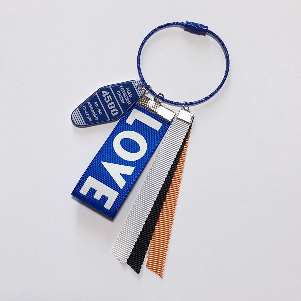 推しディビLOVEリボンキーホルダー