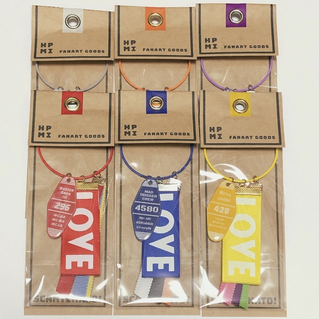 推しディビLOVEリボンキーホルダー