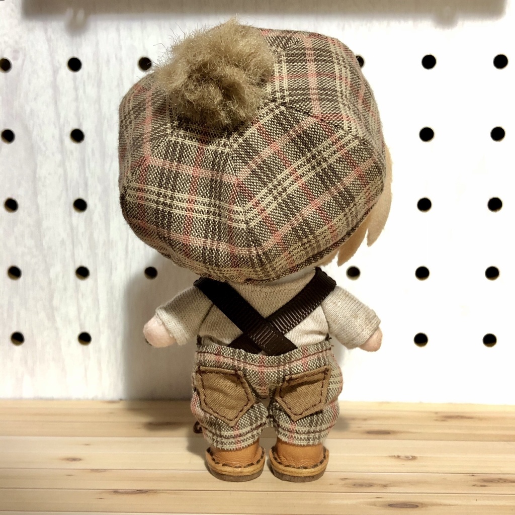 【展示のみ】チェック柄サロペットセット