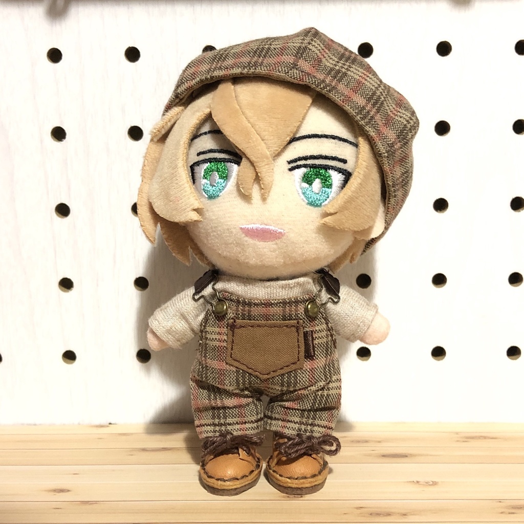 【展示のみ】チェック柄サロペットセット