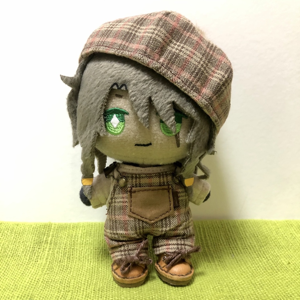 【展示のみ】チェック柄サロペットセット