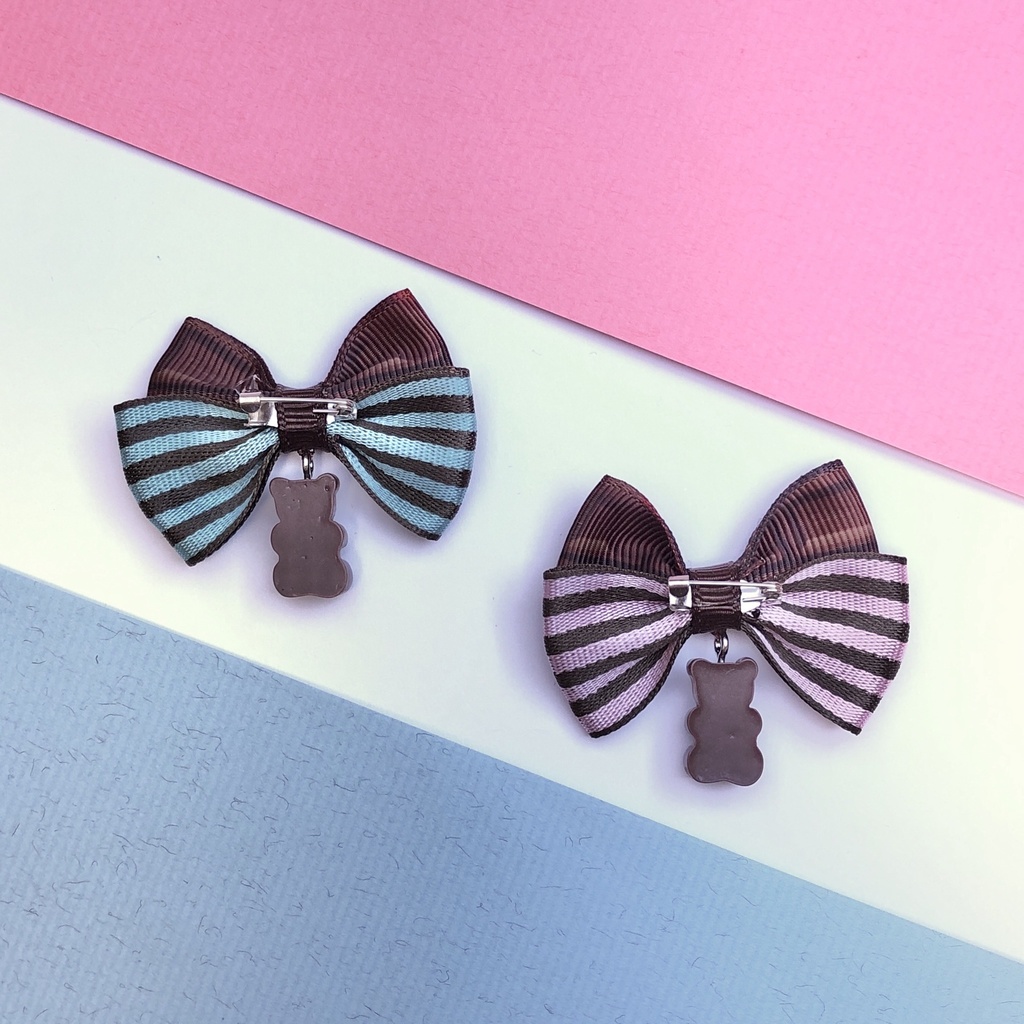 ぬいちゃん用くまチョコリボン