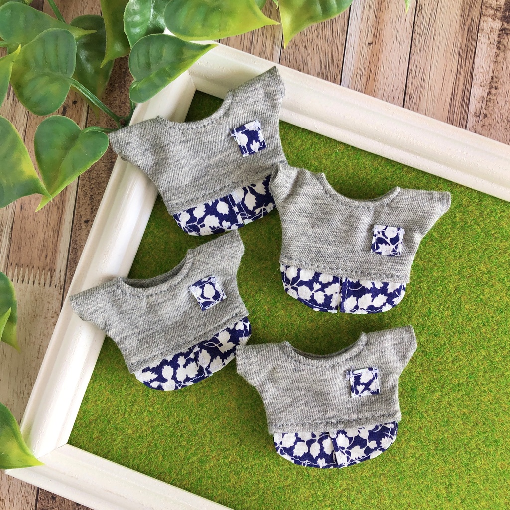 裾レイヤード風カットソー2022