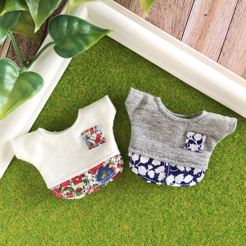 裾レイヤード風カットソー2022