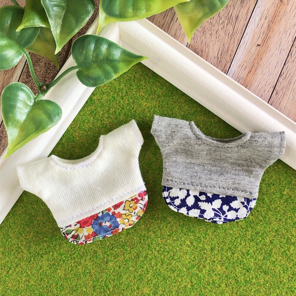 裾レイヤード風カットソー2022