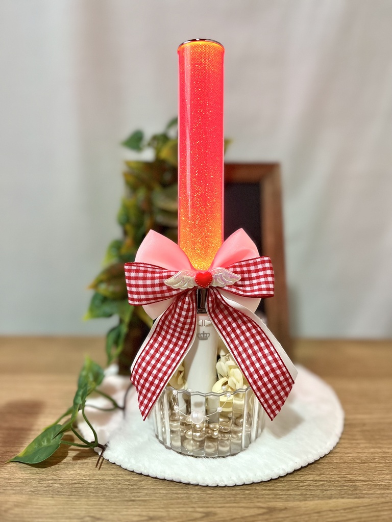 ペンライト用 ギンガムチェックリボン