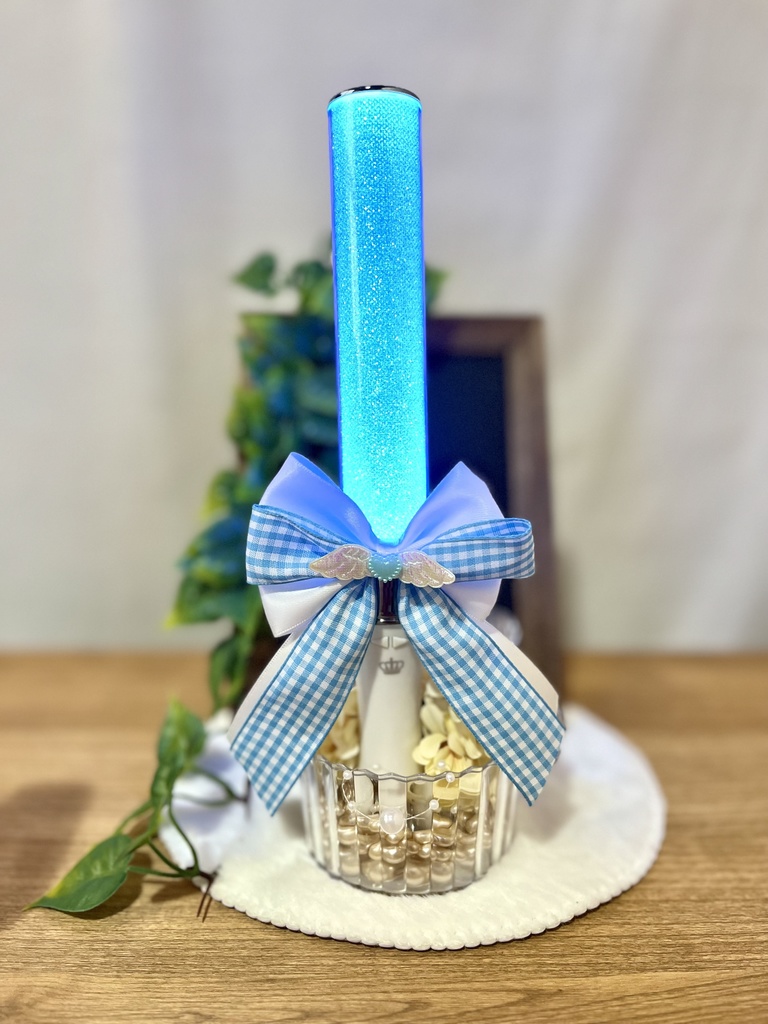 ペンライト用 ギンガムチェックリボン