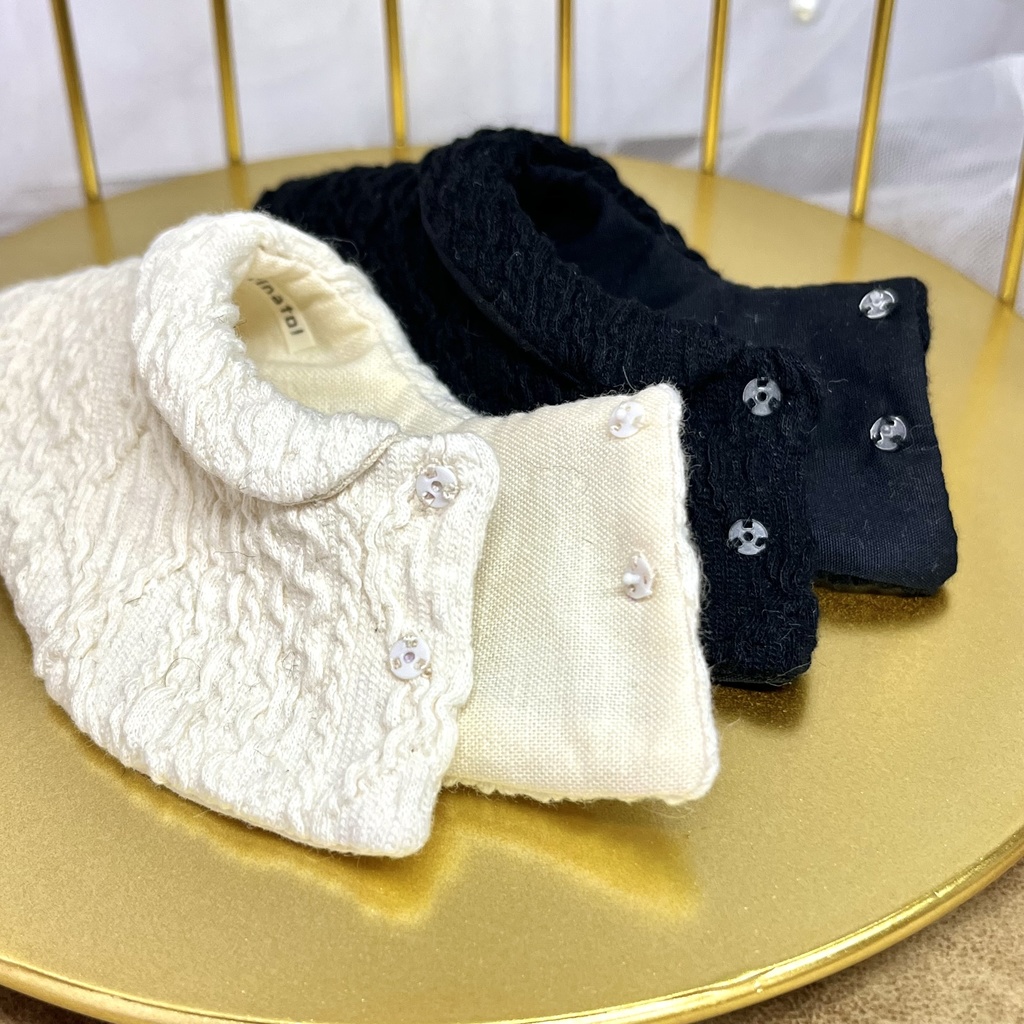 ニット風ケープポンチョセット【にじぱぺ、フクヤぬい兼用サイズ】