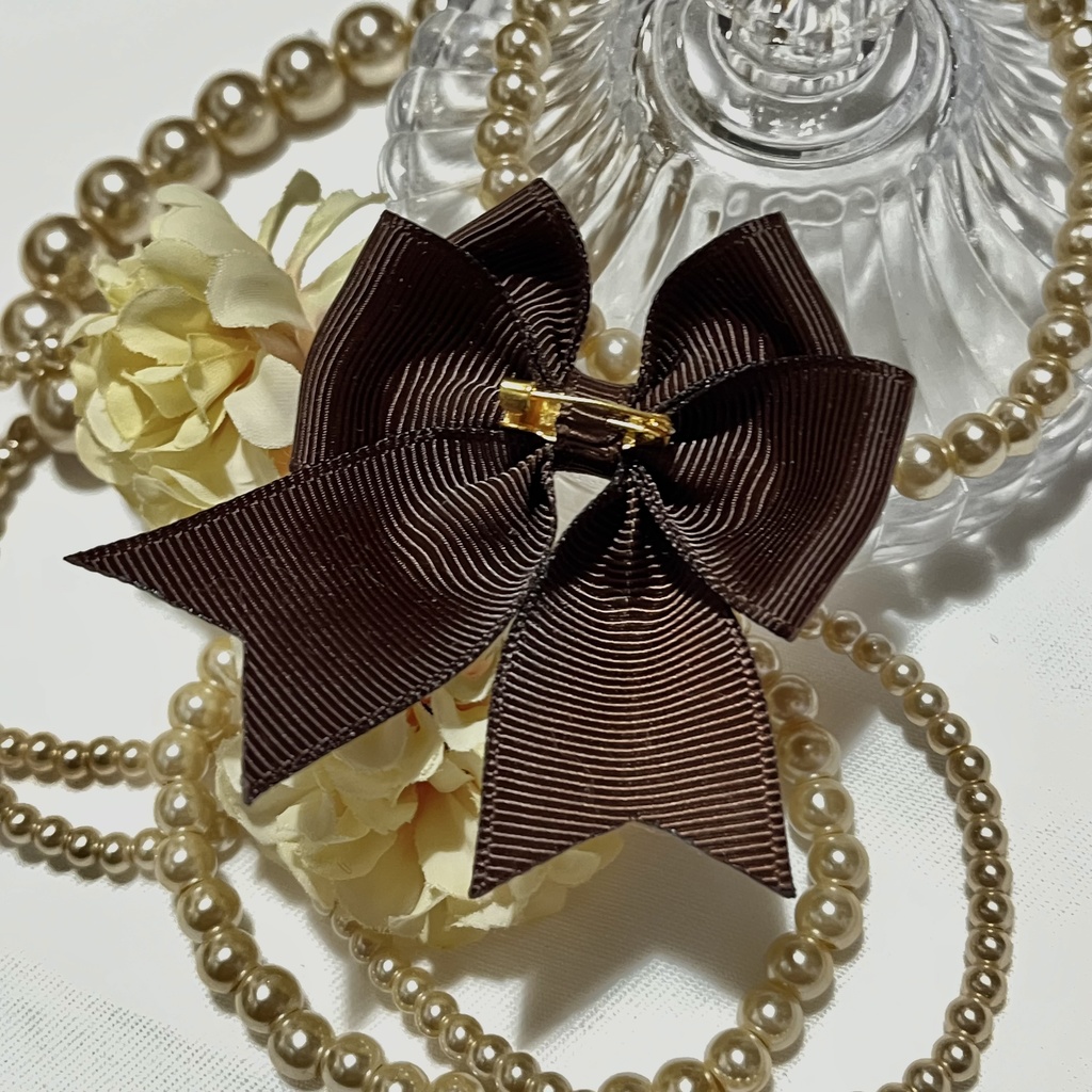 リボンとチェックのケープポンチョセット【にじぱぺ、ポジぬい、フクヤぬい兼用】