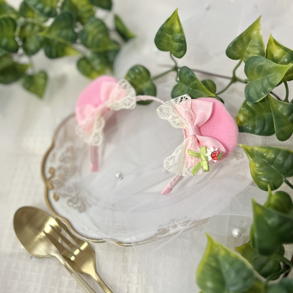 クマ耳カチューシャ(にじまる、にじぬいサイズ)