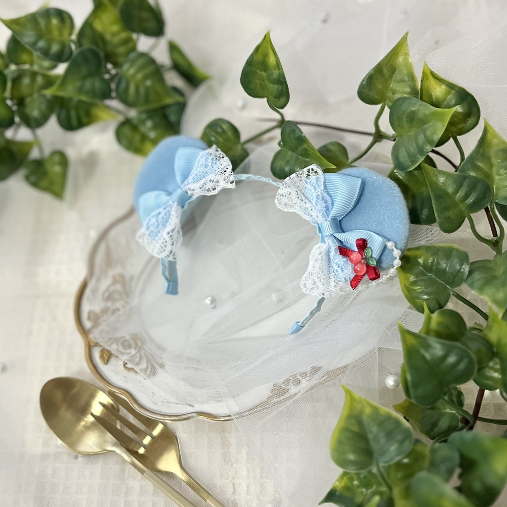 クマ耳カチューシャ(にじまる、にじぬいサイズ)