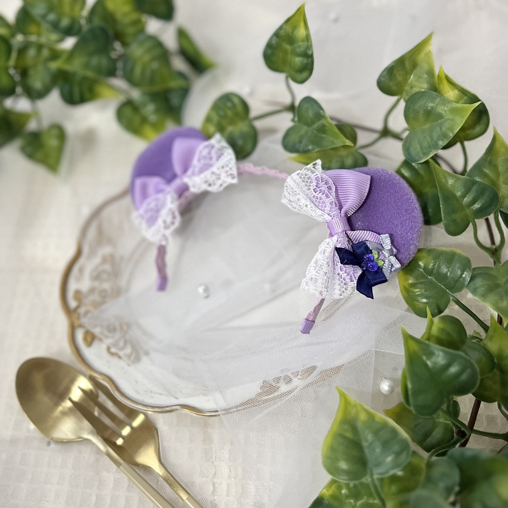 クマ耳カチューシャ(にじまる、にじぬいサイズ)