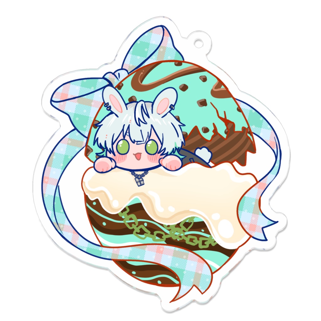 ヒロセ・イオリのイースターエッグキーホルダー