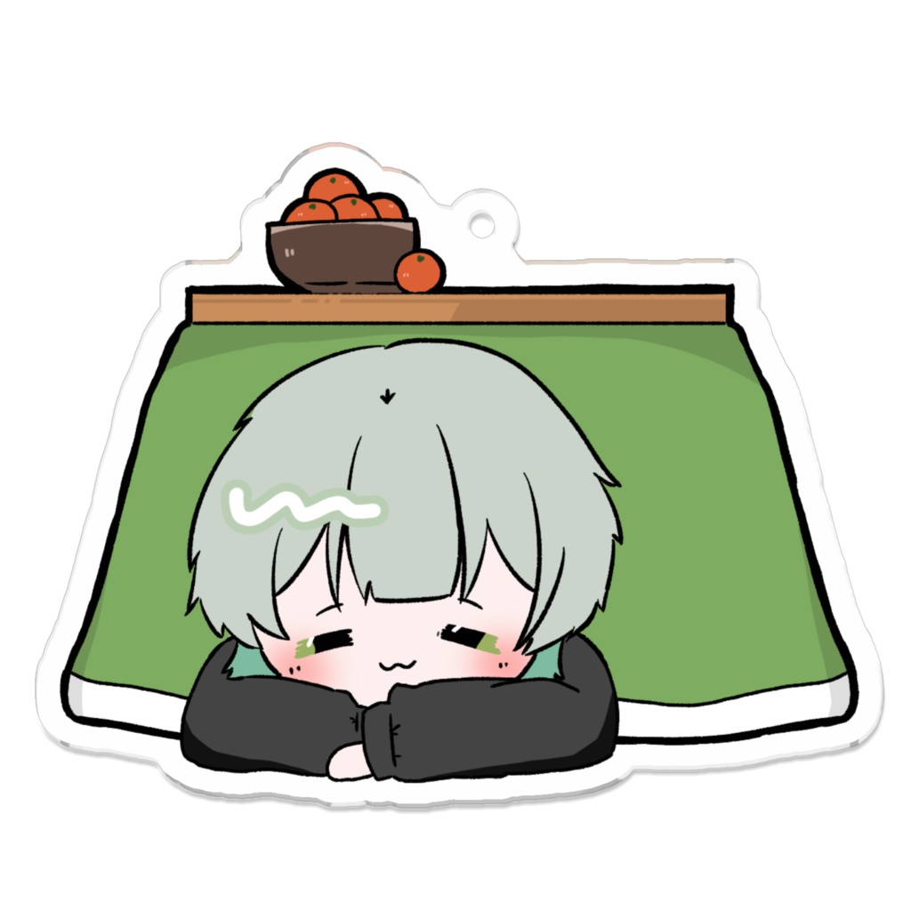 ヒロセ・イオリのこたつでのんびりキーホルダー