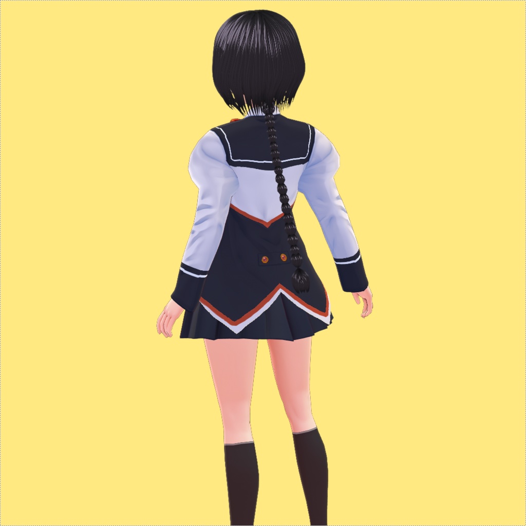 恋愛ADV学園女子制服 | #VRoid