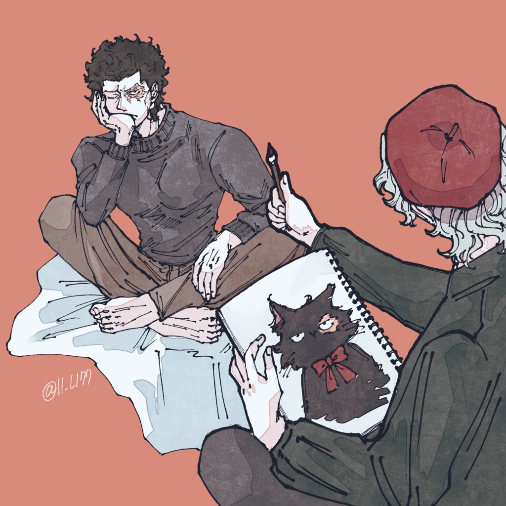 伽羅貘イラスト本『 old flame 』