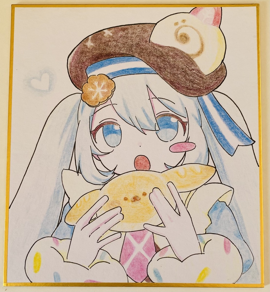 雪ミク2026 色紙