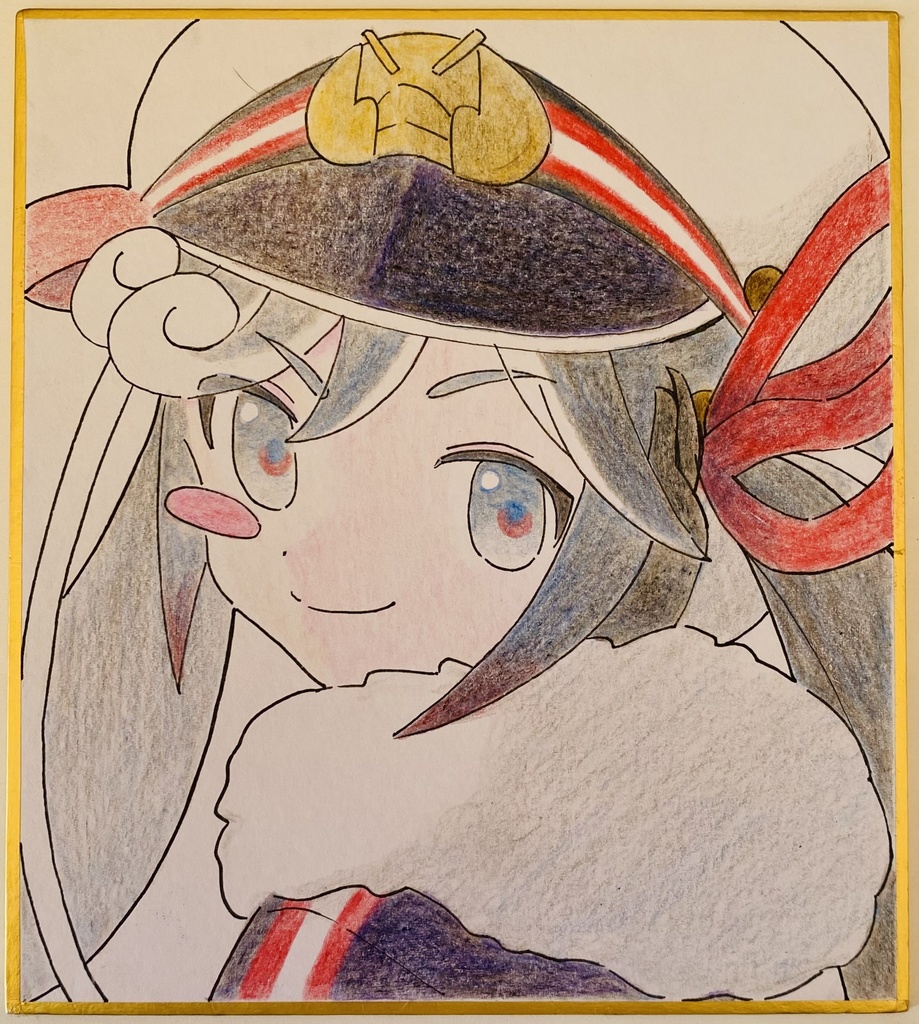 雪ミク2022色紙