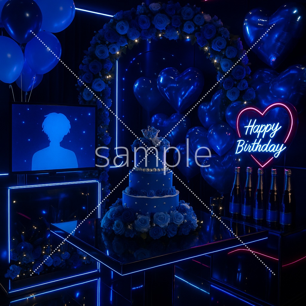 【推し活】※Deluxe Ver.※ 生誕祭、記念日お祝い用デコルームデザイン🫧