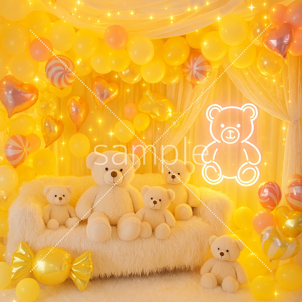 【推し活】※Simple Ver.※ 生誕祭、記念日お祝い用デコルームデザイン🫧